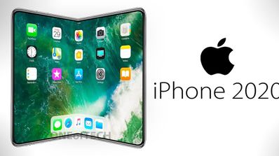 iPhone con pantalla plegable