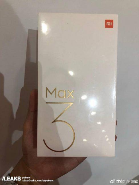 caja del Xiaomi Mi Max 3