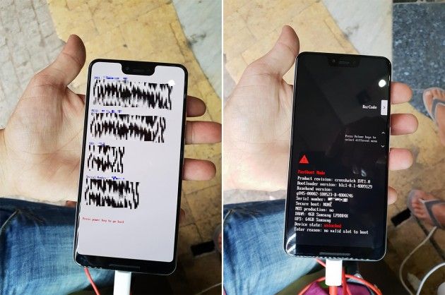 pixel 3 xl frontal