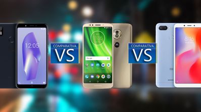Comparativa BQ Aquaris C-Redmi 6-Moto G6 Play