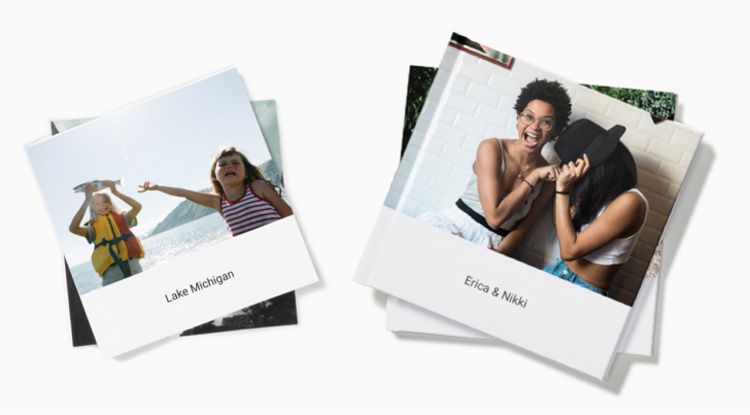 Álbum de fotos impreso por el servicio de Google Photo Books