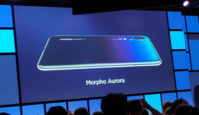Nuevo color Morpho Aurora para los Huawei P20