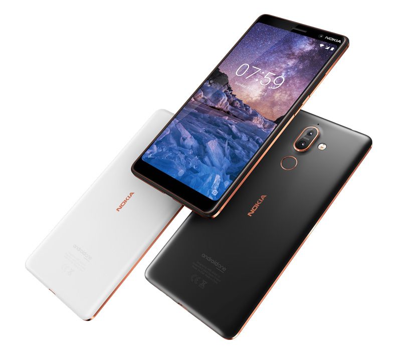 Colores disponibles para el Nokia 7 Plus