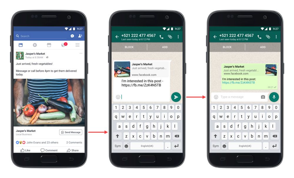 Publicidad en WhatsApp Business