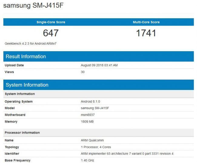 GALAXY J4 PRIME