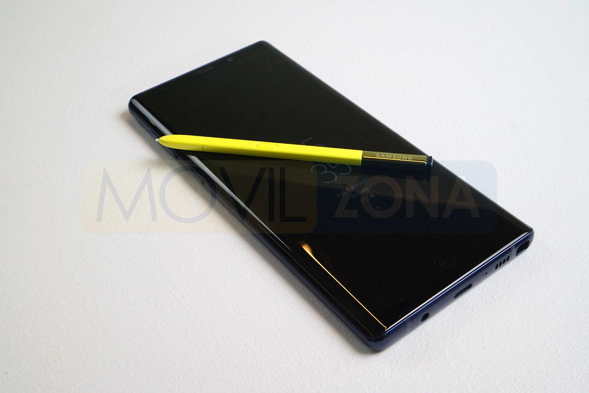Samsung Galaxy Note 9 con S Pen amarillo