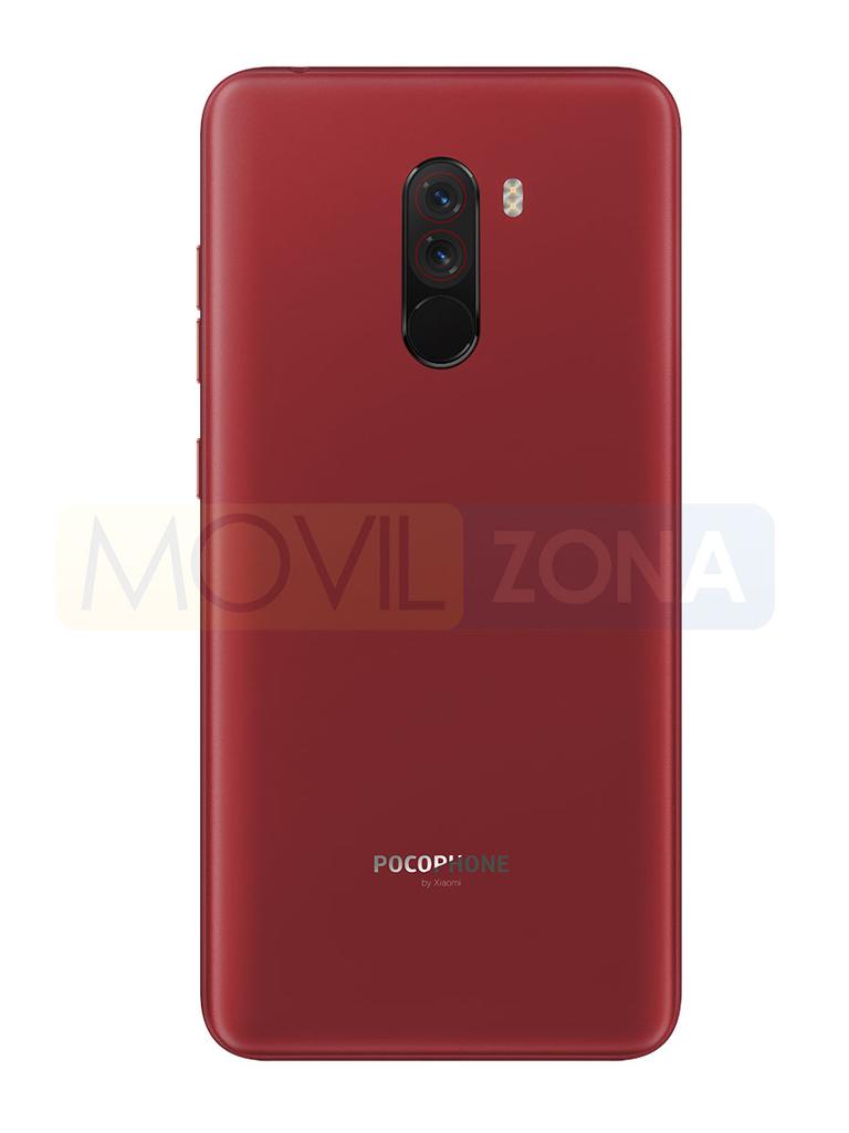 Xiaomi Pocophone F1 rojo cámara trasera