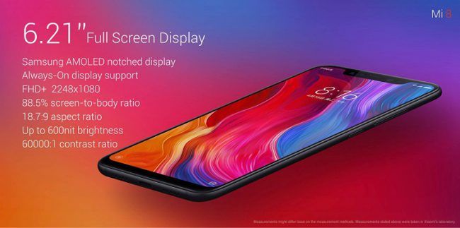 Xiaomi Mi 8