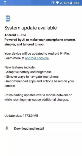 actualización nokia