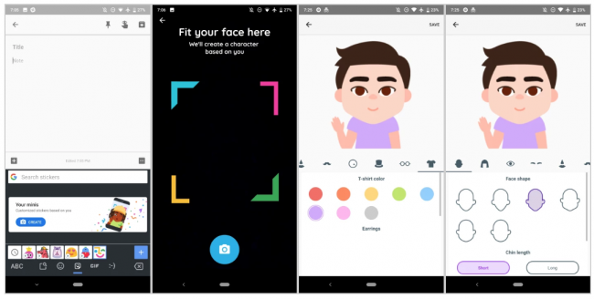 avatares gboard