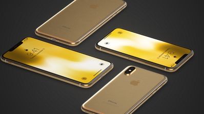 iphone X dorado