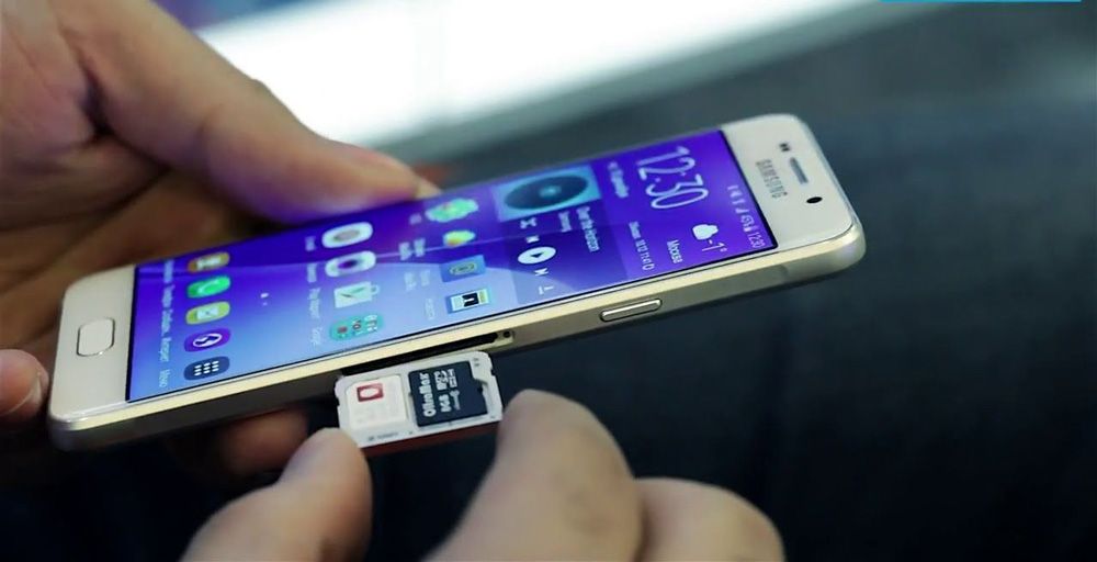 Tarjeta micro SD para smartphones