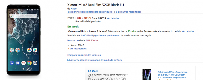 xiaomi mi a2 4 32