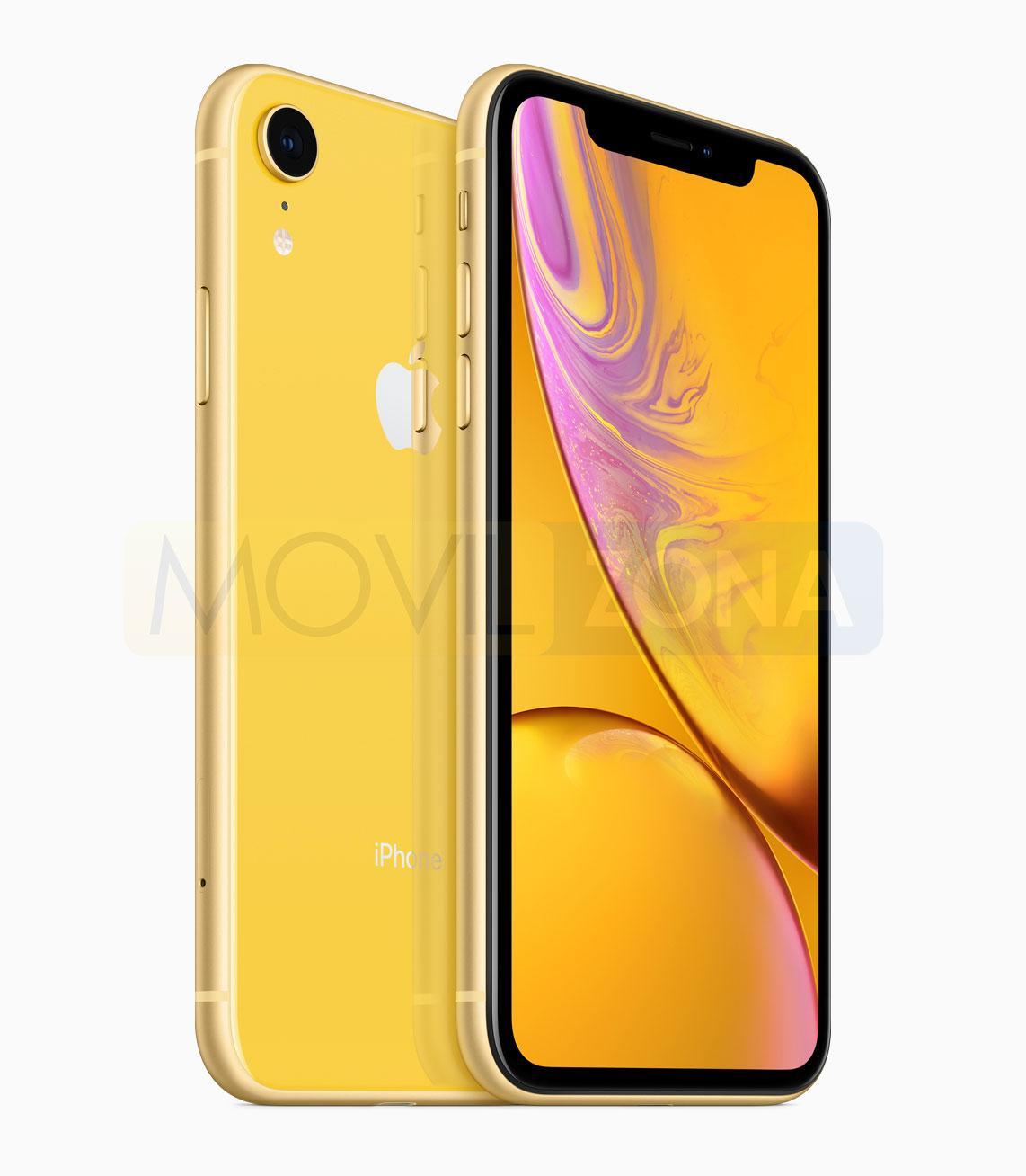 Apple iPhone XR negro y amarillo