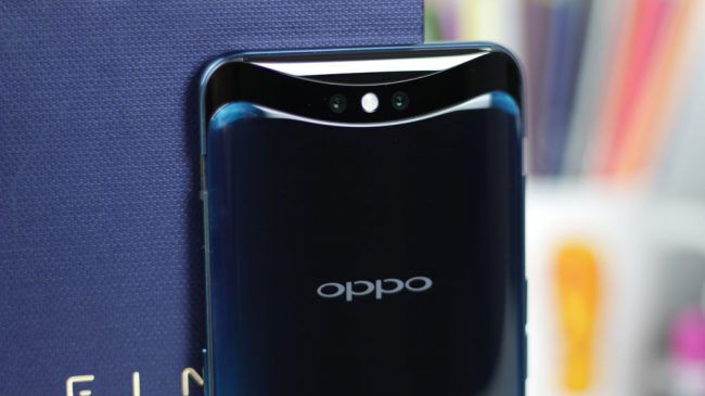 Cámara abierta del teléfono Oppo Find X