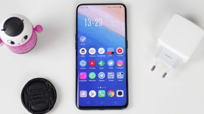 Aspecto frontal del Oppo Find X