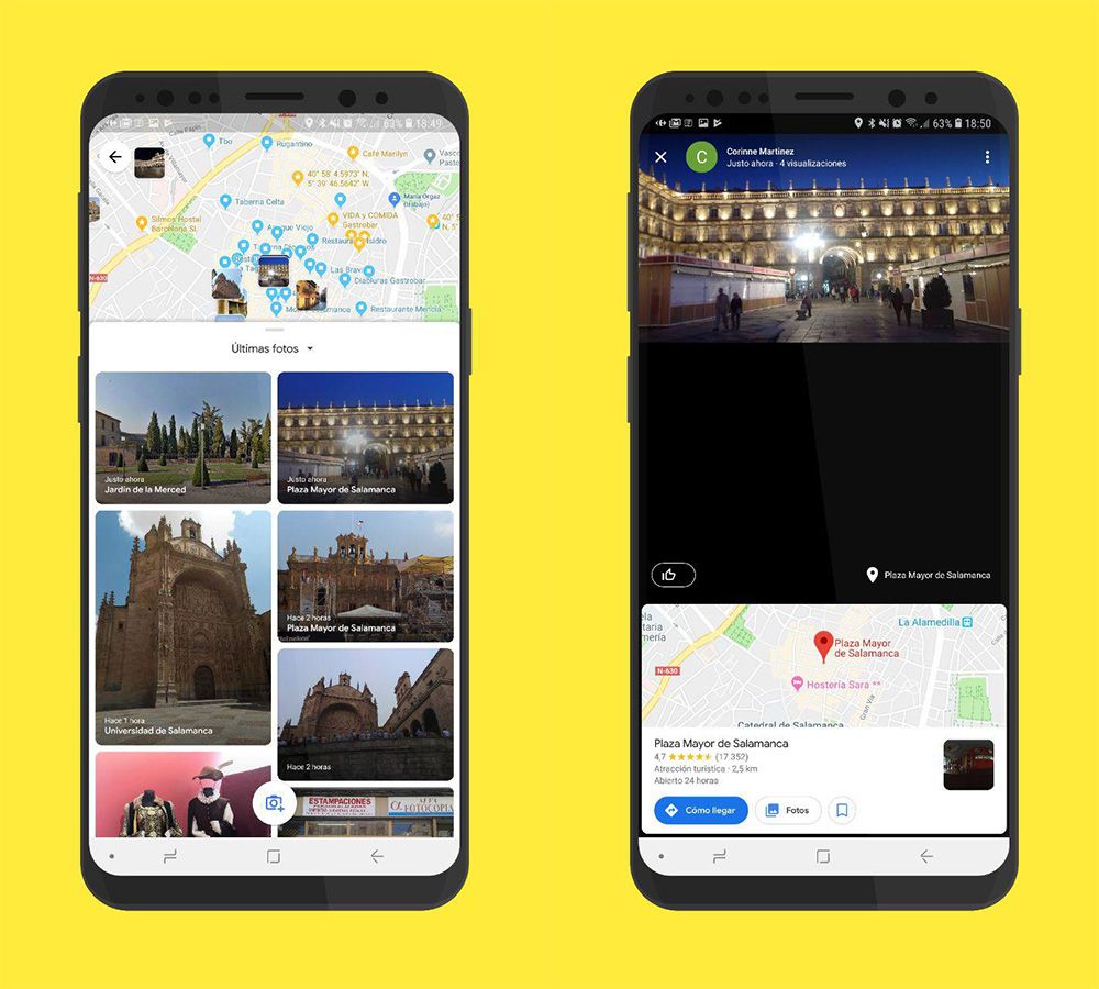 Fotos en Google Maps