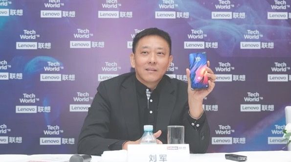 VP lenovo mostrando Z5 Pro