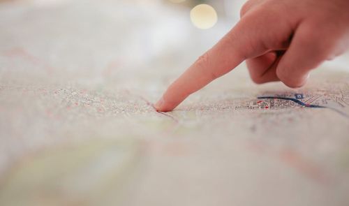Punto sobre un mapa
