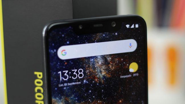 Notch frontal del Pocophone F1