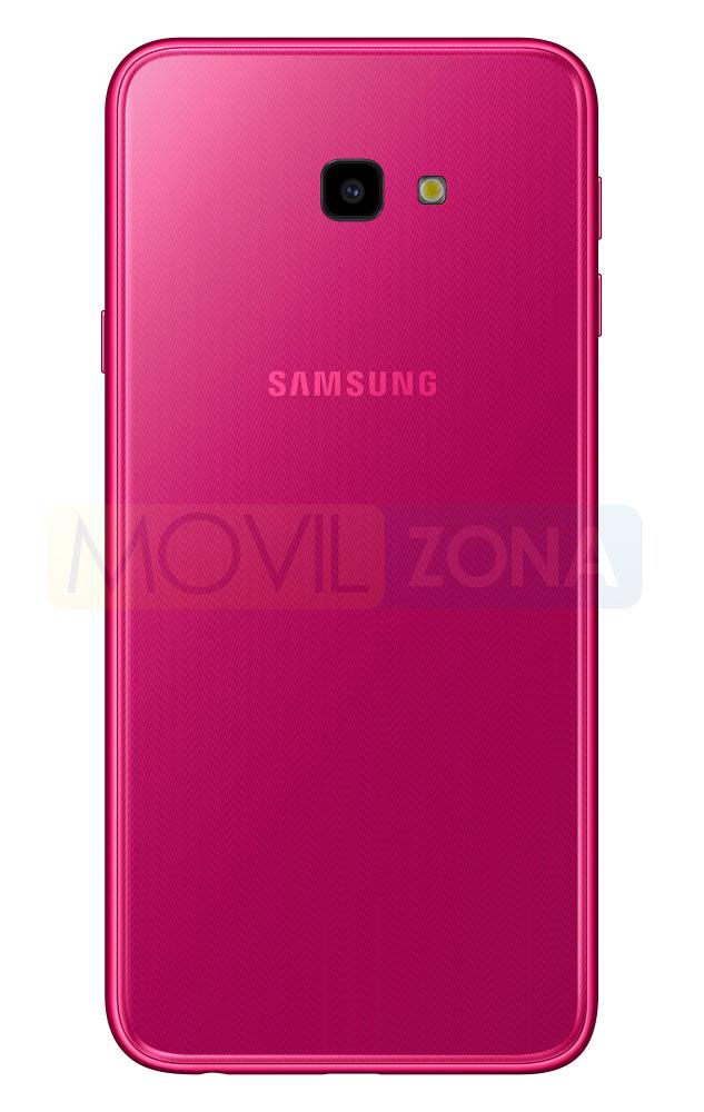 Samsung Galaxy J4 Plus rojo vista trasera