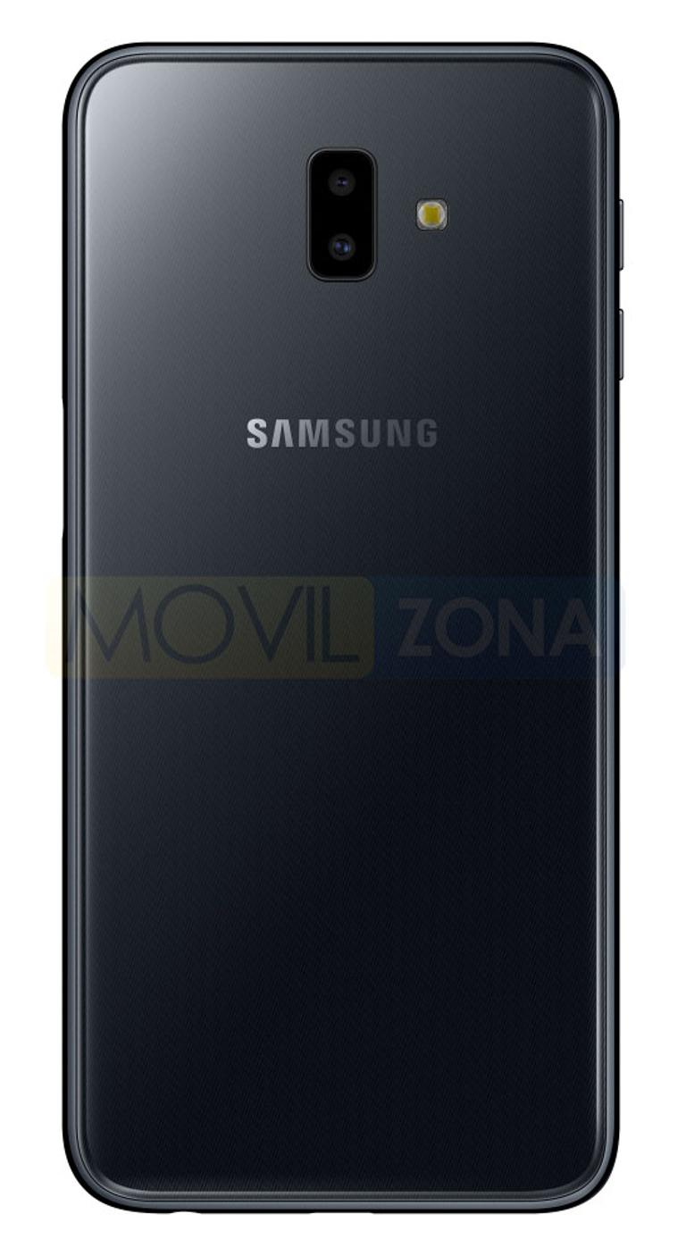 Samsung Galaxy J6+ parte trasera color negro