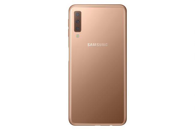 Samsung Galaxy a7 2018 dorado