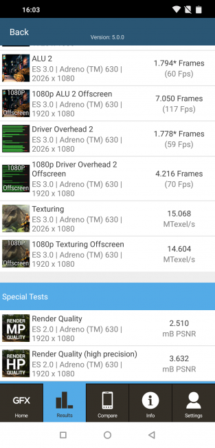 Test GFXBench con el Pocophone F1