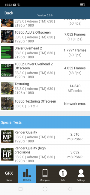 Oppo Find X en GFXbench