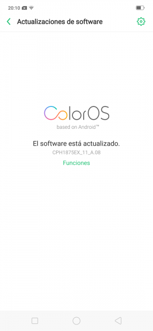 Versión Color OS del Oppo Find X