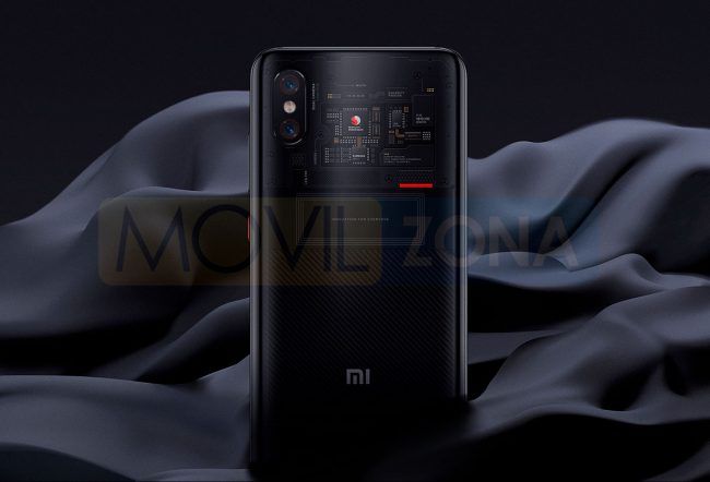 Xiaomi Mi 8 Pro trasera transparente