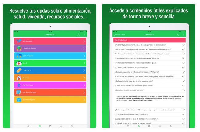 YoTeCuido Alzheimer app