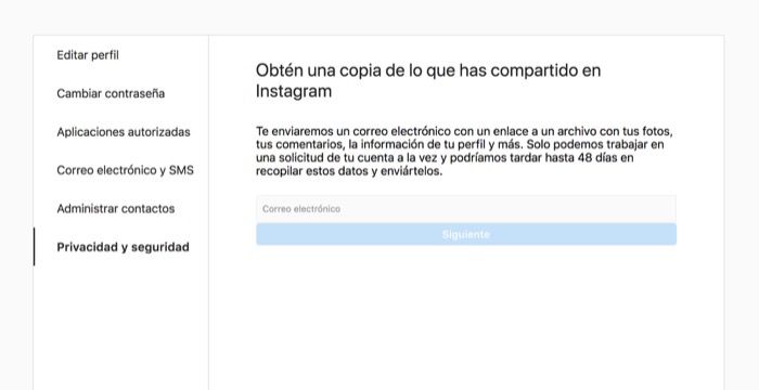 Descargar instagram