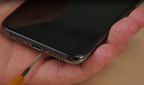 desmontando iphone xs