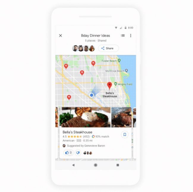google maps votacion