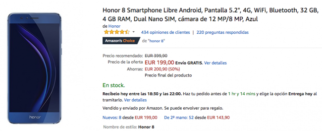 honor 8 amazon