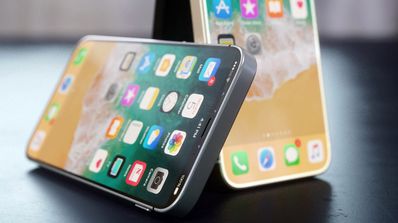 Imagen recreada de un iPhone compacto