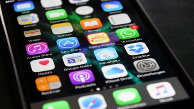 Iconos de iOS en iPhone