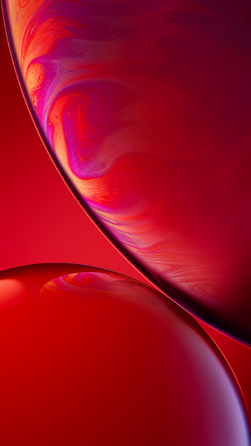 Wallpaper de color rojo del iPhone XR