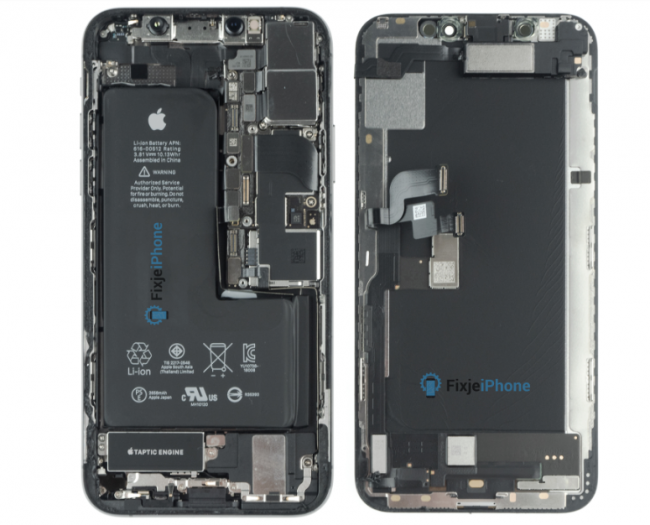 iphone xs abierto