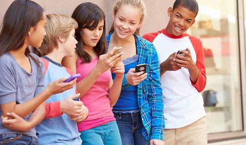 niños smartphone