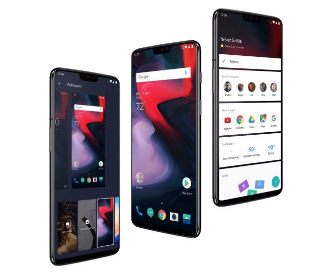 oneplus 6 imagen con interfaz