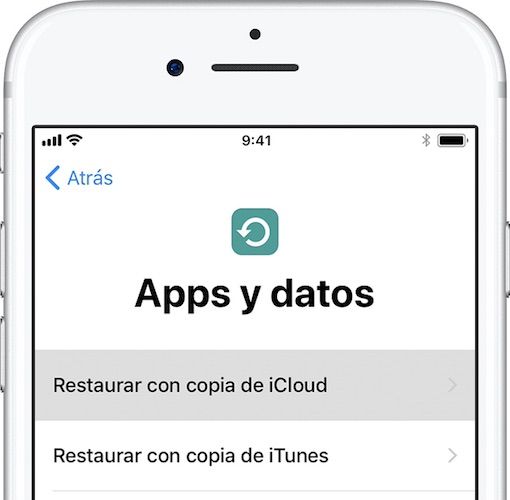 restaurar ios
