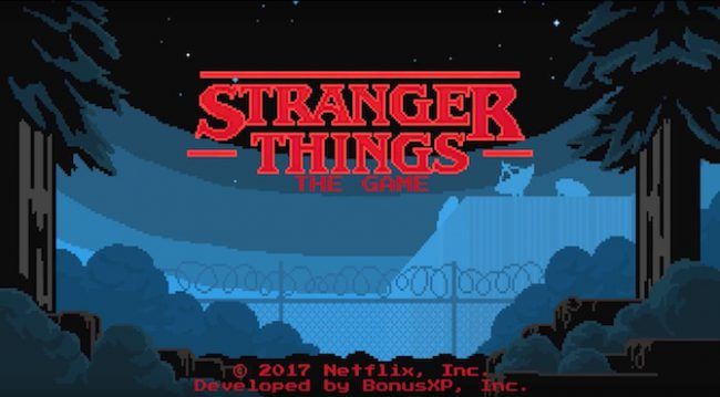 Stranger things juego