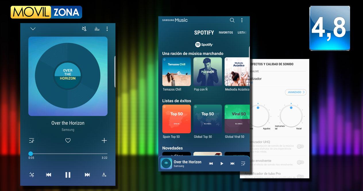 Aplicación Samsung Music