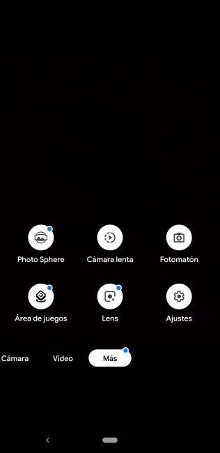 Opciones avanzadas del Pixel 3 XL