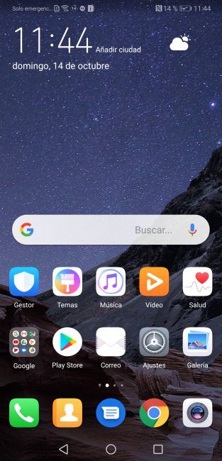 Escritorio Huawei Mate 20
