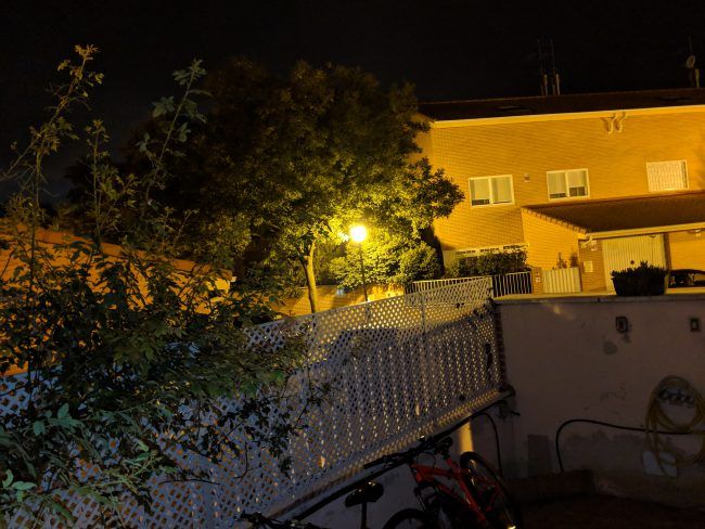 Foto con flash hecha con el Pixel 3 XL