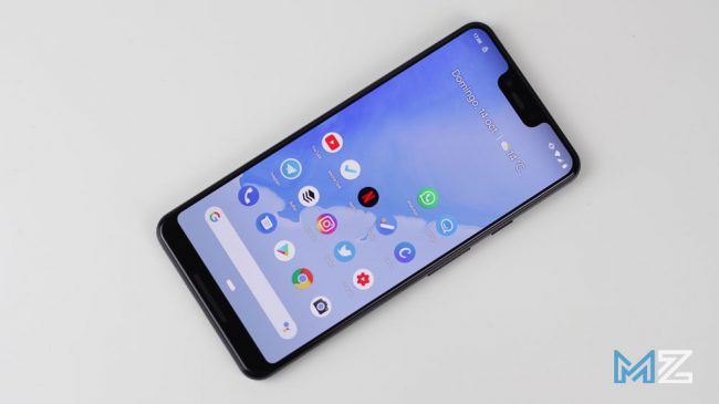 Imagen frontal del Pixel 3 XL