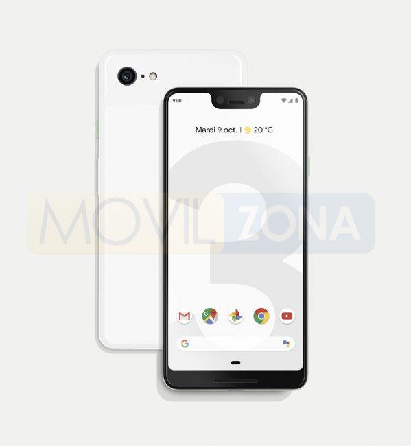 Google Pixel 3 XL negro y blanco